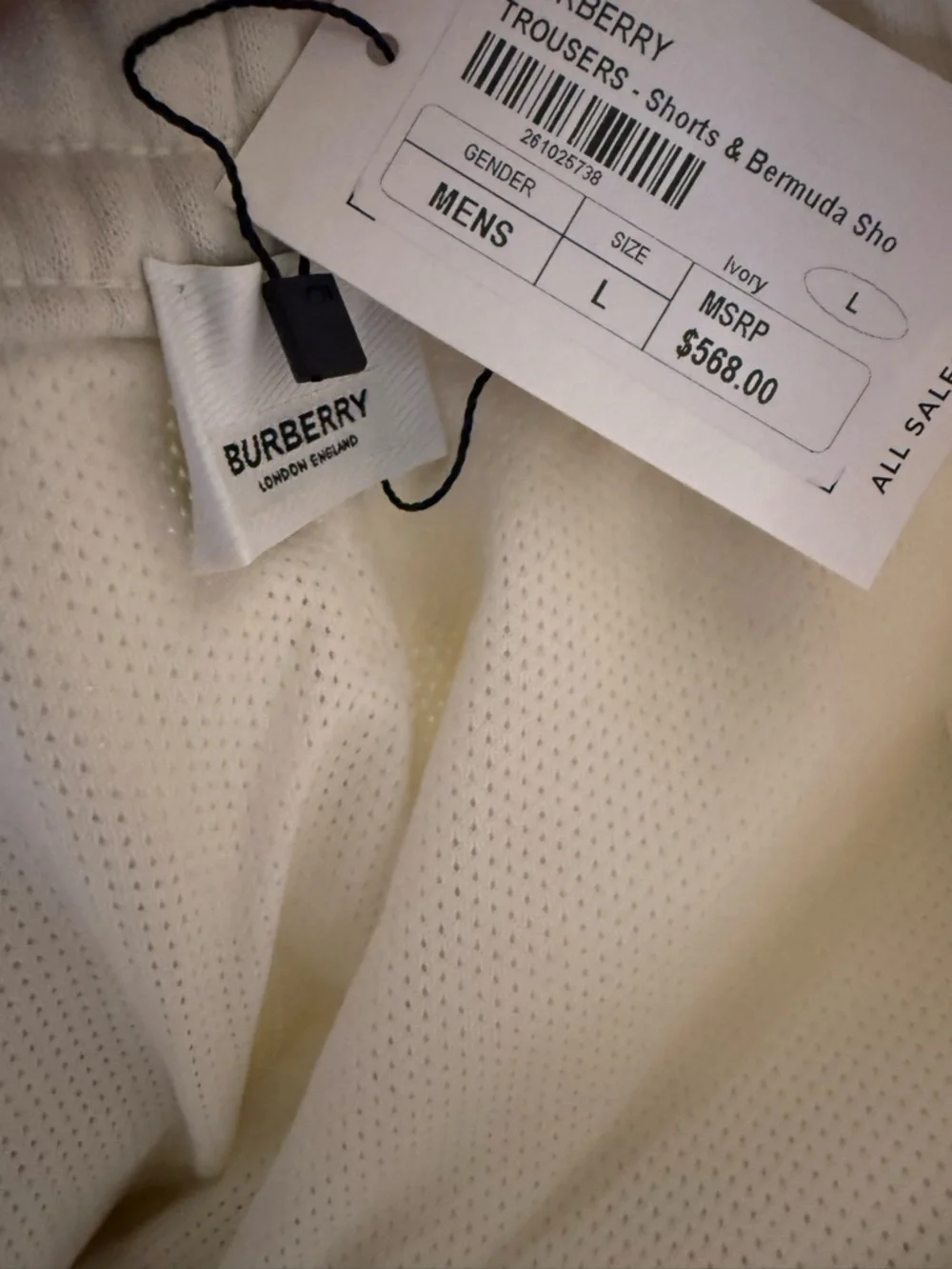 Burberry Men’s Cotton Shorts - Picture 9 of 15